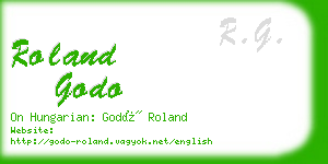 roland godo business card